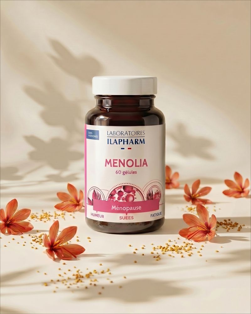 MENOLIA ILAPHARM 60 GELULES VUE FACE MENOLIA ILAPHARM 60 GELULES VUE FACE
