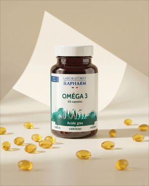 OMEGA 3 ILAPHARM 60 CAPSULES VUE FACE