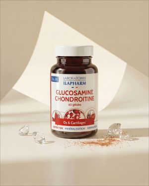 GLUCOSAMINE CHONDROITINEILAPHARM 60 GELULES VUE FACE