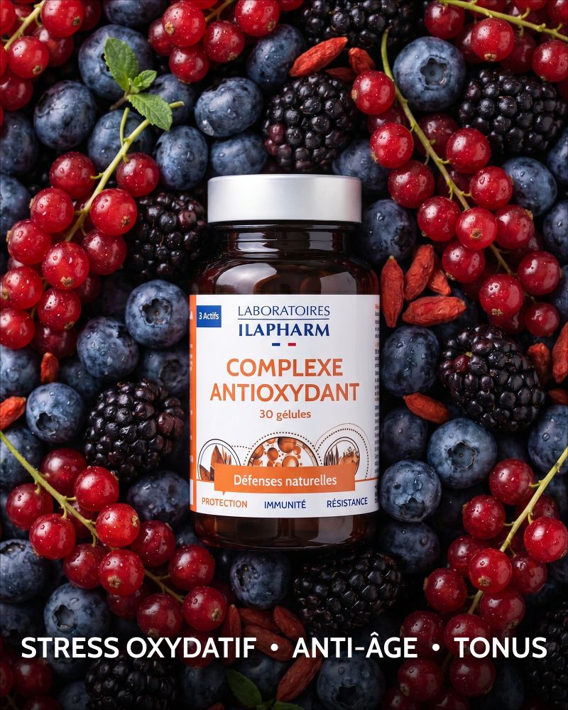 COMPLEXE ANTIOXYDANT ILAPHARM 30 GELULES BIENFAITS COMPLEXE ANTIOXYDANT ILAPHARM 30 GELULES BIENFAITS