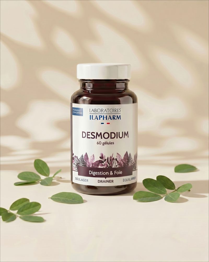 DESMODIUM ILAPHARM 60 GELULES VUE FACE