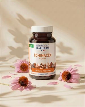 ECHINACÉA BIO ILAPHARM 60 GELULES VUE FACE