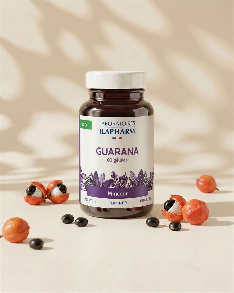 GUARANA BIO ILAPHARM 60 GELULES VUE FACE