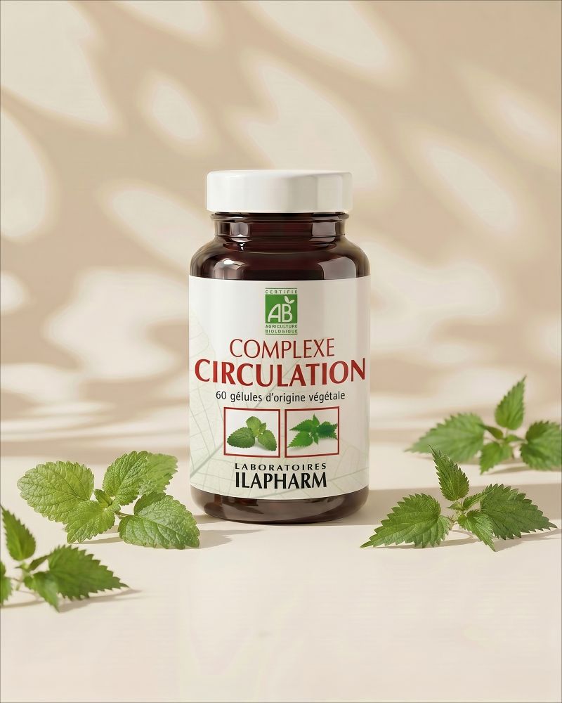 COMPLEXE CIRCULATION BIO ILAPHARM 60 GELULES VUE FACE
