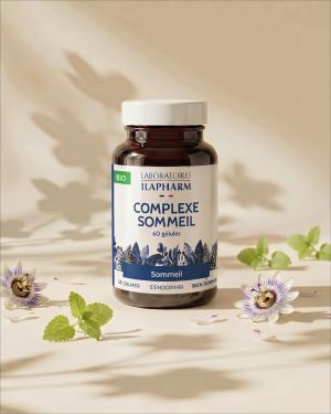 COMPLEXE SOMMEIL BIO ILAPHARM 60 GELULES VUE FACE