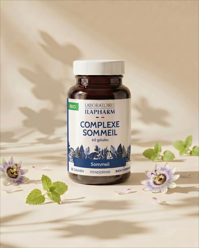 COMPLEXE SOMMEIL BIO ILAPHARM 60 GELULES VUE FACE
