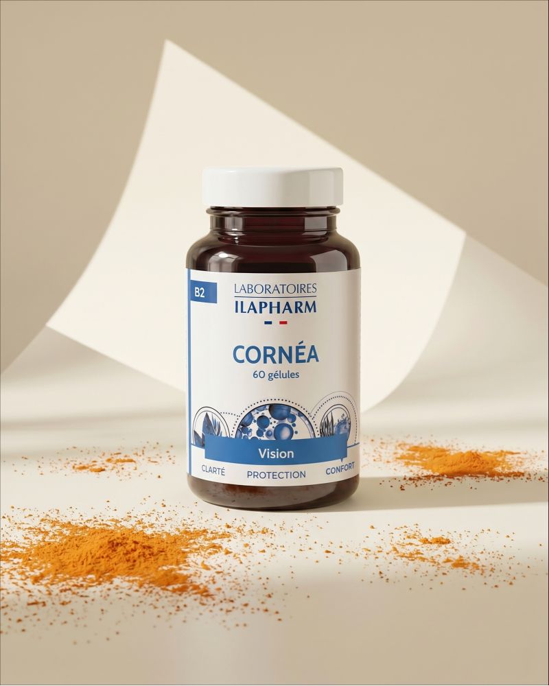 CORNEA ILAPHARM COMPLEMENT ALIMENTAIRE VUE DE FACE