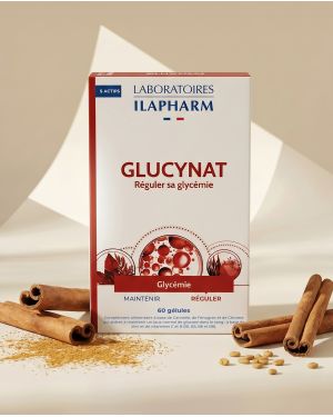 GLUCYNAT ILAPHARM COMPLEMENT ALIMENTAIRE VUE DE FACE