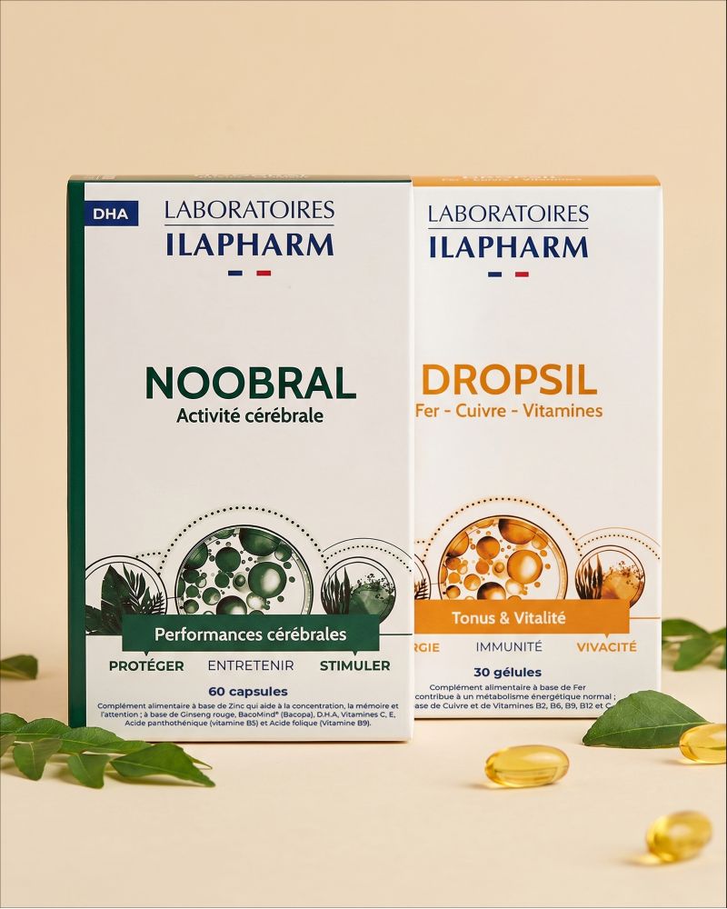 MÉMOIRE INTENSIVE ILAPHARM COMPLEMENT ALIMENTAIRE VUE DE FACE