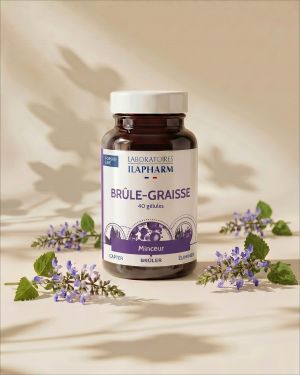 BRÛLE GRAISSE  60 Gelules ILAPHARM COMPLEMENT ALIMENTAIRE VUE DE FACE