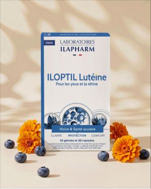 ILOPTIL LUTEINE ILAPHARM COMPLEMENT ALIMENTAIRE VUE DE FACE