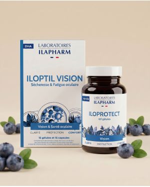 PROGRAMME VISION JOUR-NUIT ILAPHARM COMPLEMENT ALIMENTAIRE VUE DE FACE