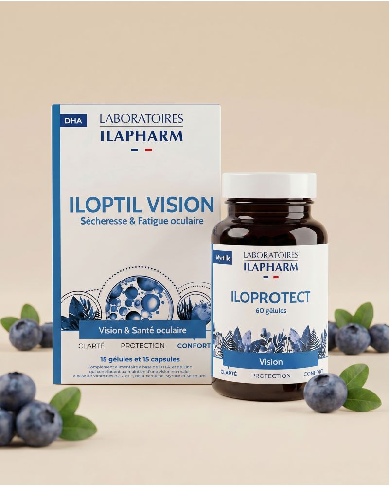 PROGRAMME VISION JOUR-NUIT ILAPHARM COMPLEMENT ALIMENTAIRE VUE DE FACE