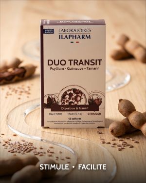 DUO TRANSIT 45 GELULES ILAPHARM COMPLEMENT ALIMENTAIRE AMBIANCE