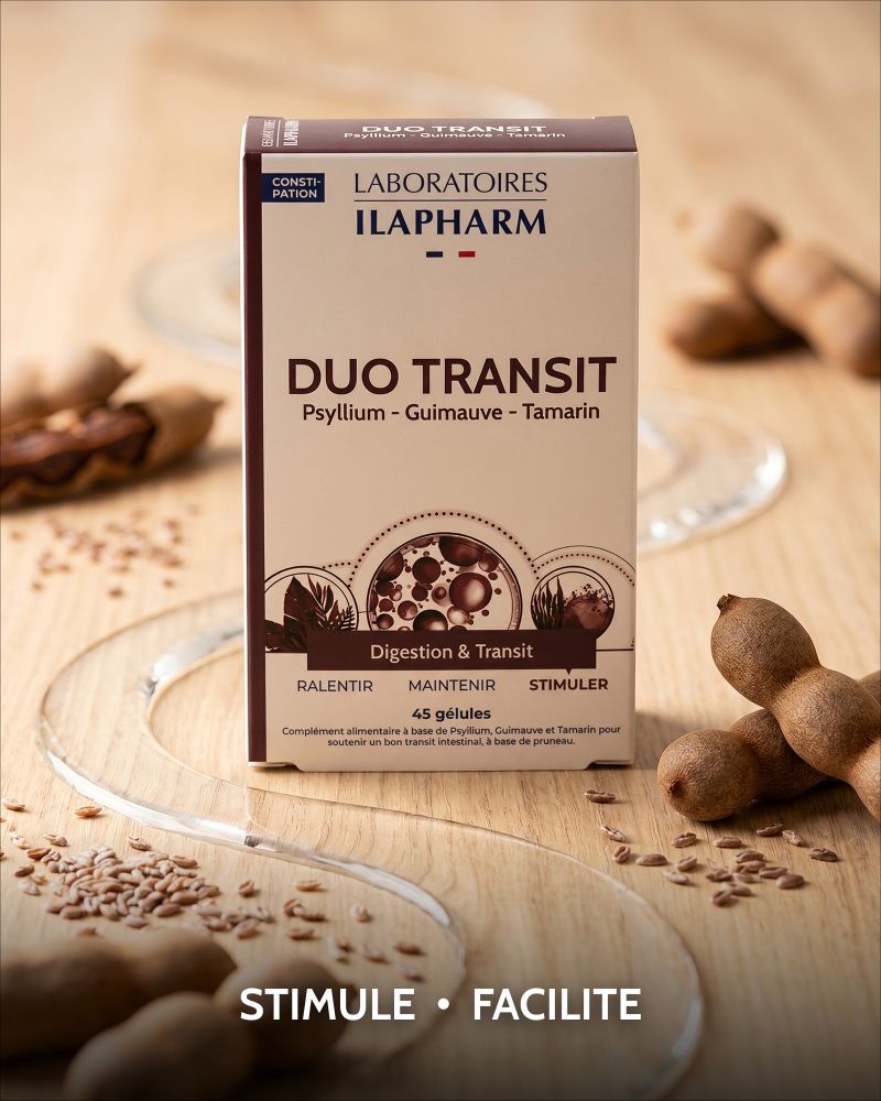 DUO TRANSIT 45 GELULES ILAPHARM COMPLEMENT ALIMENTAIRE AMBIANCE