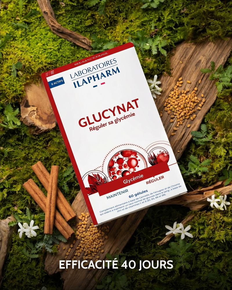 GLUCYNAT 60 GELULES ILAPHARM COMPLEMENT ALIMENTAIRE AMBIANCE