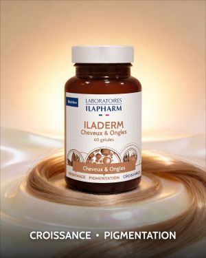 ILADERM CHEVEUX ET ONGLES 60 GELULES ILAPHARM COMPLEMENT ALIMENTAIRE AMBIANCE