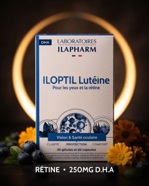 ILOPTIL LUTEINE 20 CAPSULES + 20 GELULES ILAPHARM COMPLEMENT ALIMENTAIRE AMBIANCE
