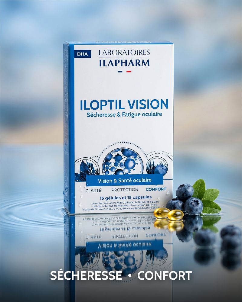 ILOPTIL VISION 15 GELULES + 15 CAPSULES ILAPHARM COMPLEMENT ALIMENTAIRE AMBIANCE ILOPTIL VISION 15 GELULES + 15 CAPSULES ILAPHARM COMPLEMENT ALIMENTAIRE AMBIANCE