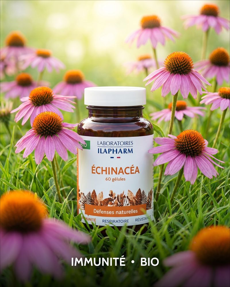 ECHINACÉA BIO 60 GELULES ILAPHARM COMPLEMENT ALIMENTAIRE AMBIANCE ECHINACÉA BIO 60 GELULES ILAPHARM COMPLEMENT ALIMENTAIRE AMBIANCE
