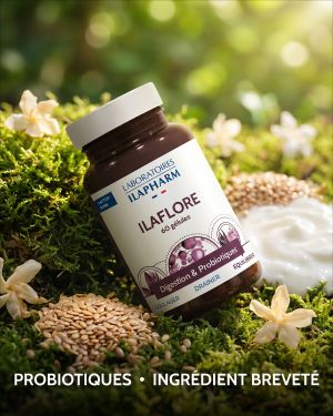 ILAFLORE 60 GELULES ILAPHARM COMPLEMENT ALIMENTAIRE AMBIANCE