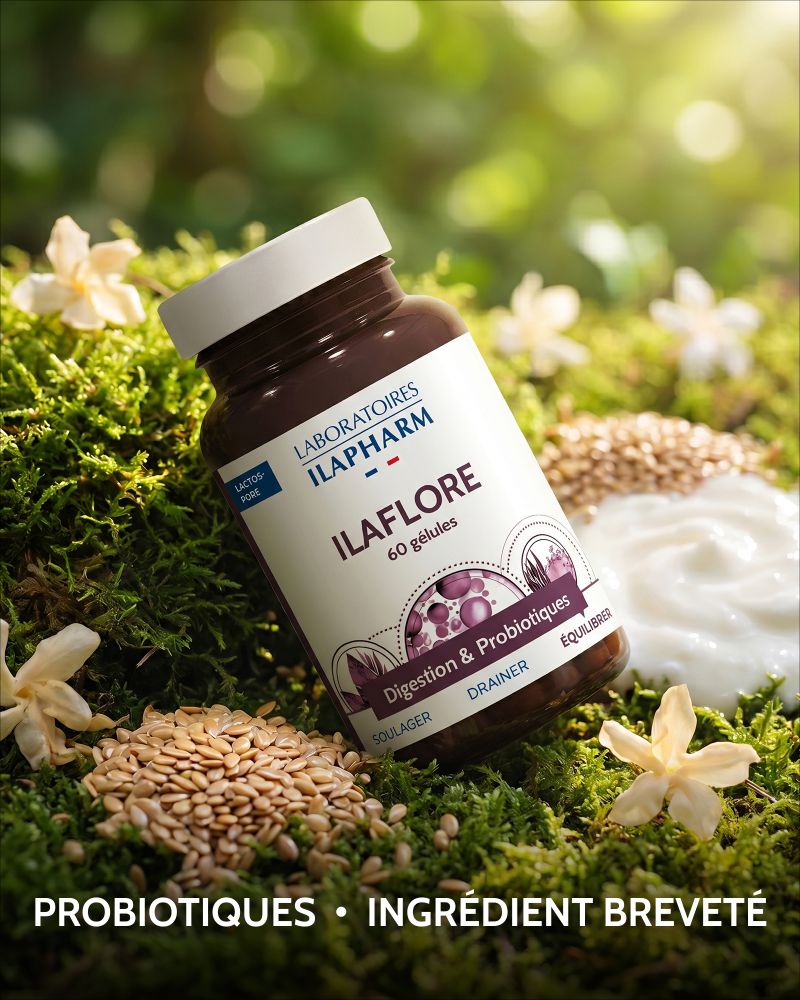 ILAFLORE 60 GELULES ILAPHARM COMPLEMENT ALIMENTAIRE AMBIANCE