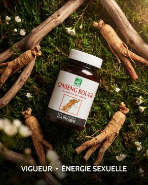 GINSENG ROUGE BIO 45 GELULES ILAPHARM COMPLEMENT ALIMENTAIRE AMBIANCE
