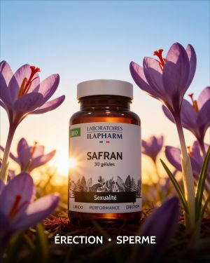 SAFRAN BIO 30 GELULES ILAPHARM COMPLEMENT ALIMENTAIRE AMBIANCE