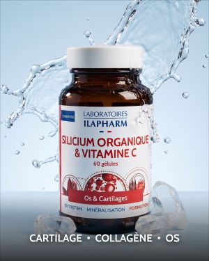 SILICIUM ORGANIQUE  60 Gelules ILAPHARM COMPLEMENT ALIMENTAIRE AMBIANCE