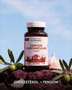 COMPLEXE CARDIOVASCULAIRE ILAPHARM 60 GELULES VUE FACE