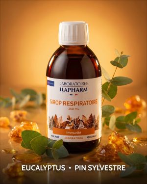 SIROP RESPIRATOIRE  250ml ILAPHARM COMPLEMENT ALIMENTAIRE AMBIANCE