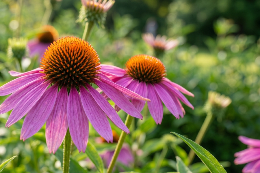 Echinacéa, la plante du changement de saison