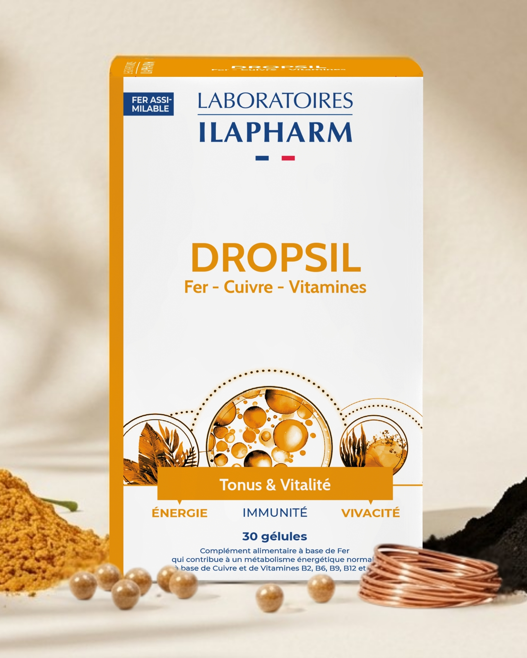 DROPSIL complément alimentaire fer tonus bonne humeur