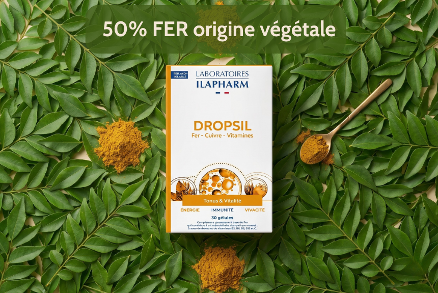 dropsil complément alimentaire ilapharm fer tonus bonne humeur