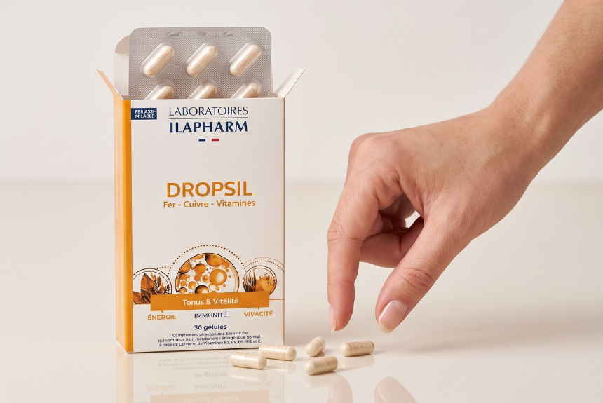 dropsil complément alimentaire ilapharm fer tonus bonne humeur