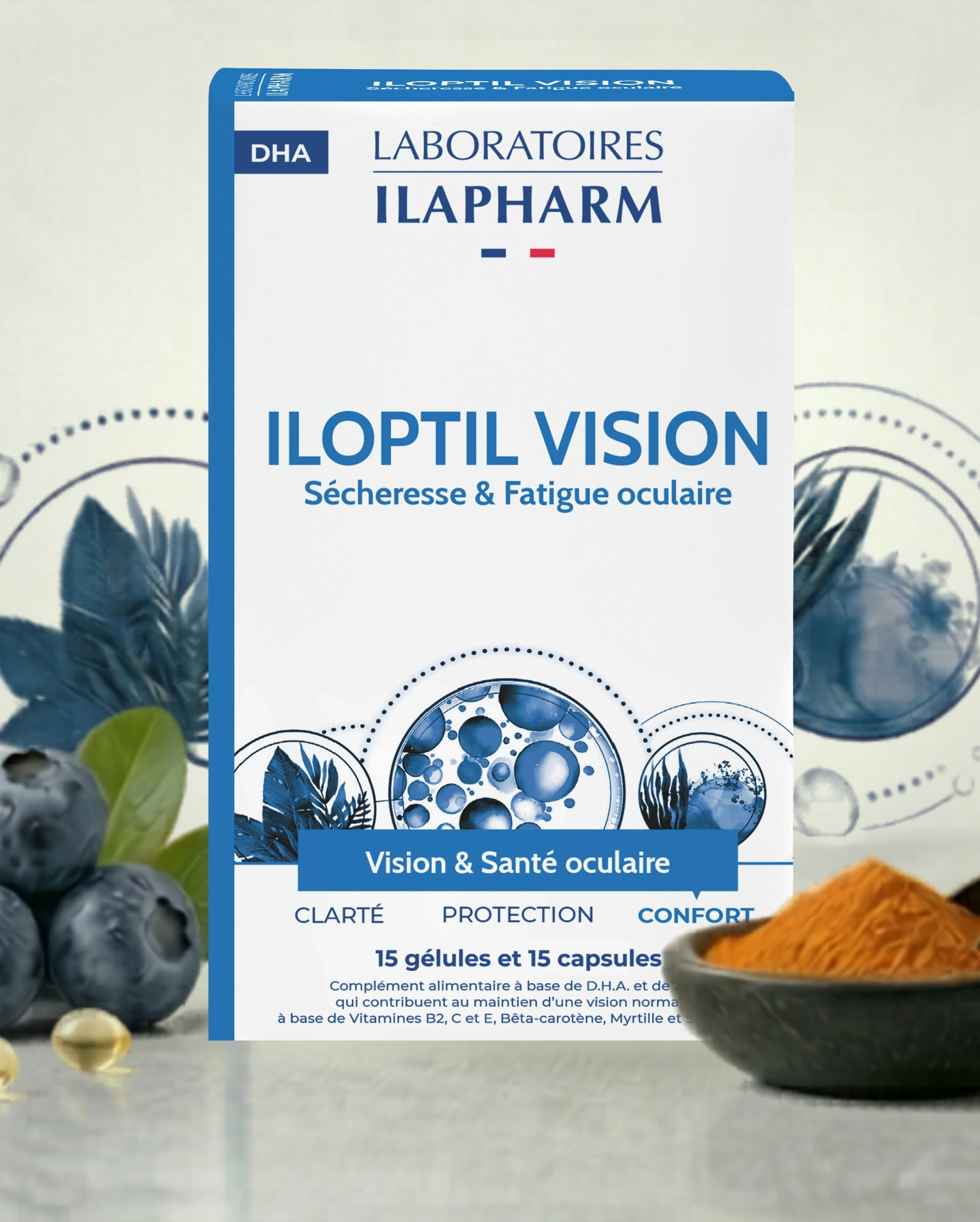 iloptil vision complément alimentaire sécheresse et fatigue oculaire