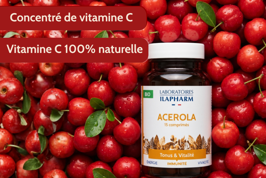 acérola ILAPHARM complément alimentaire VIT C naturelle