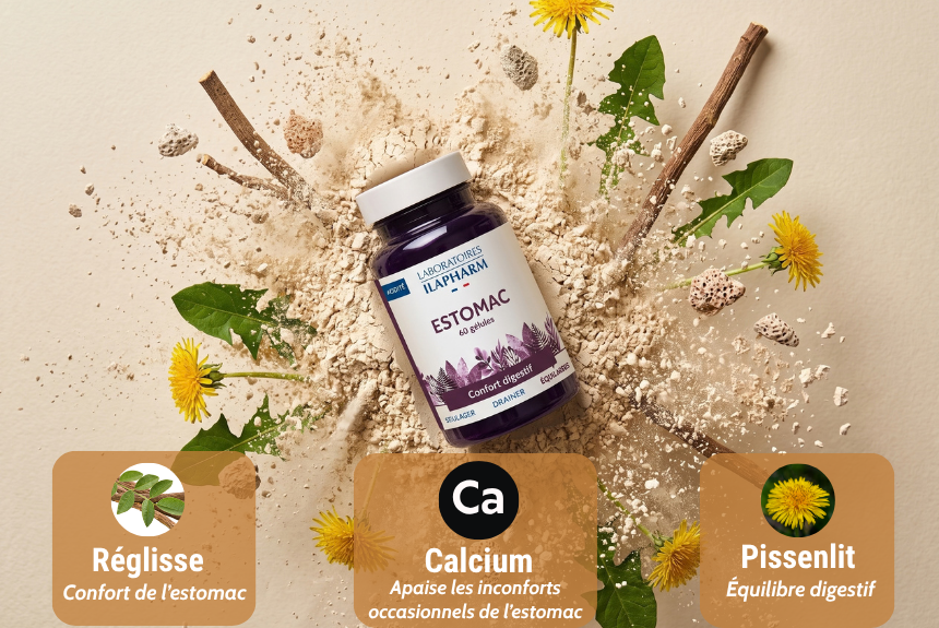ESTOMAC complément alimentaire laboratoires ILAPHARM
