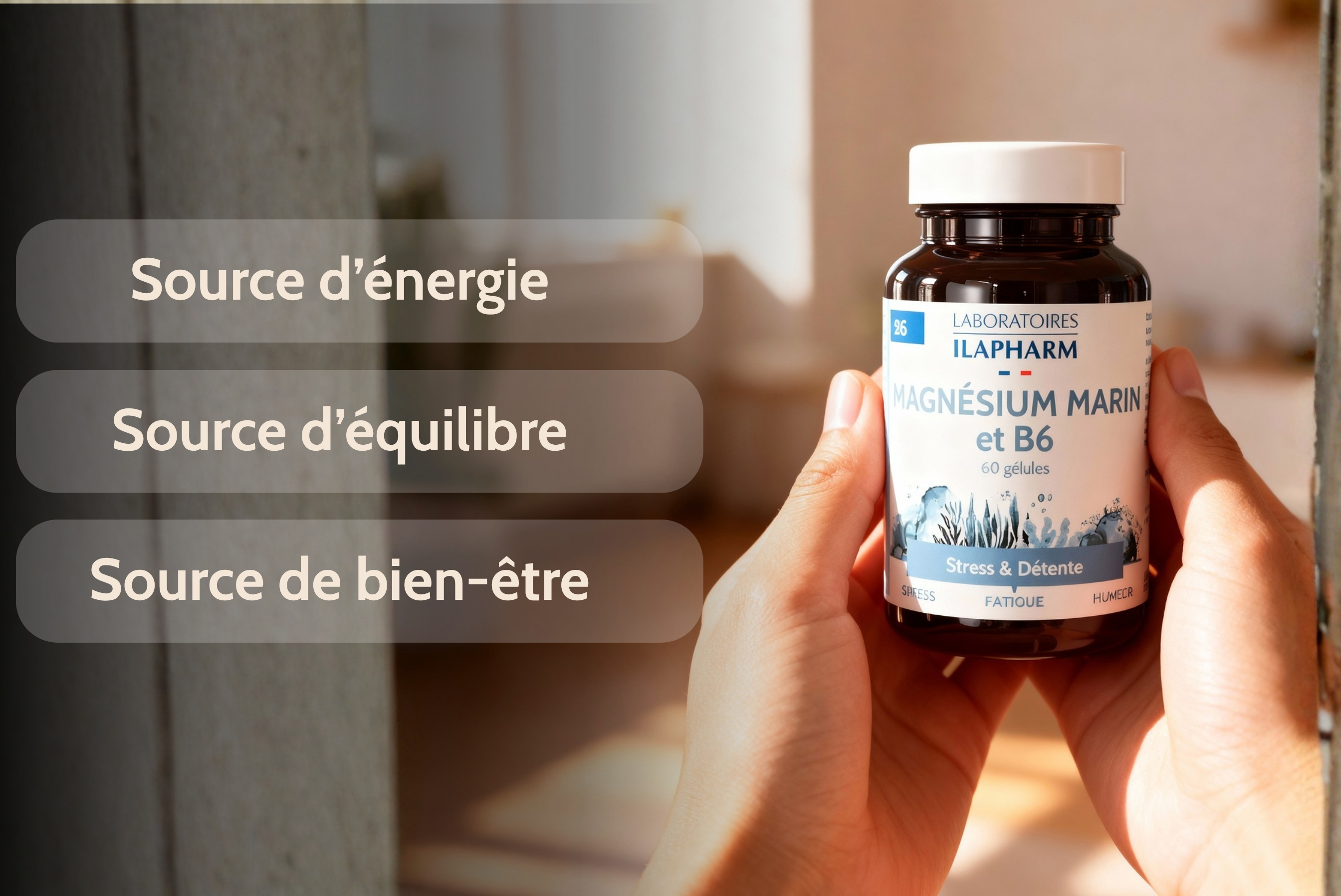 magnesium marin b6 ilapharm complement alimentaire stress