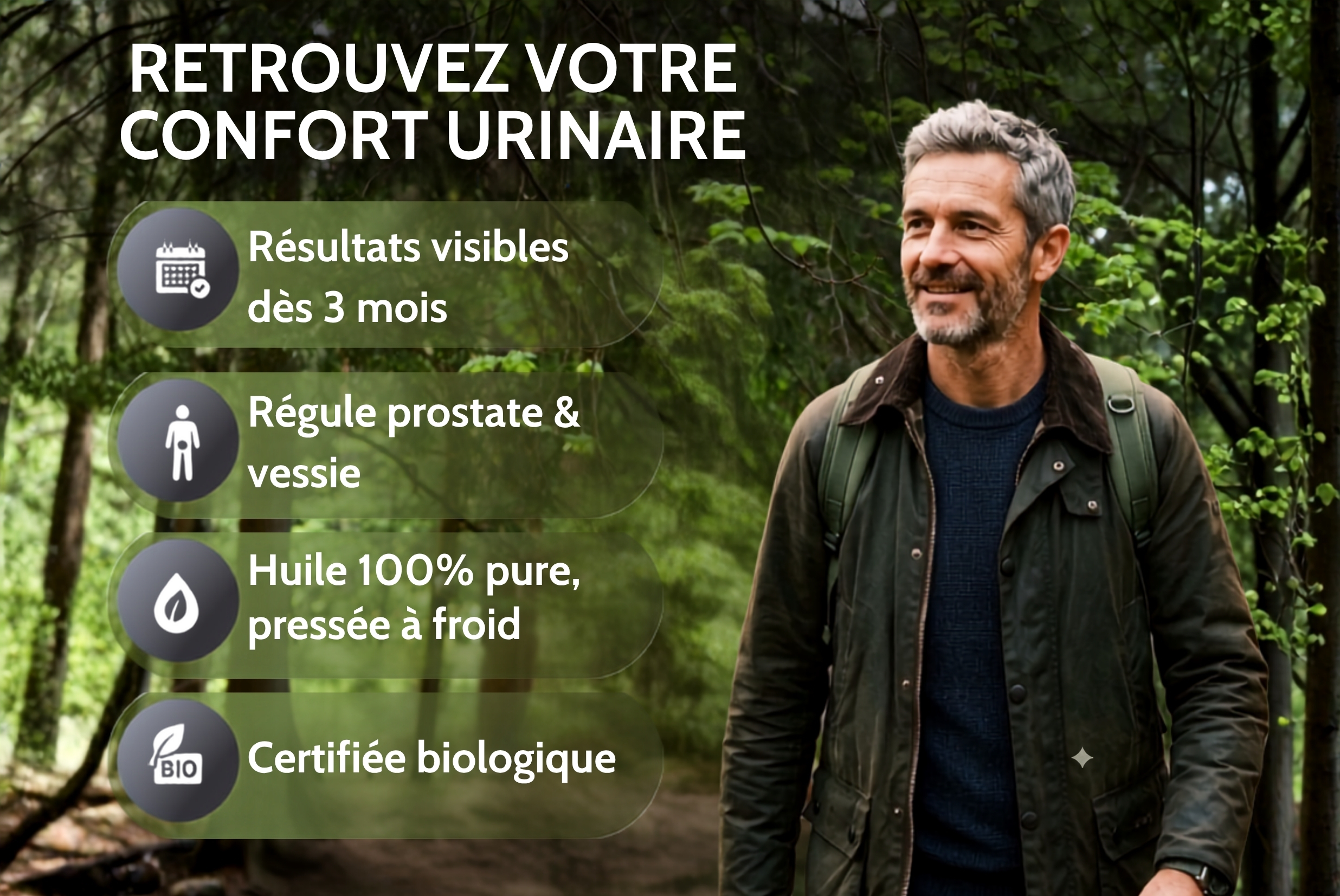 huile de courge bio complement alimentaire prostate