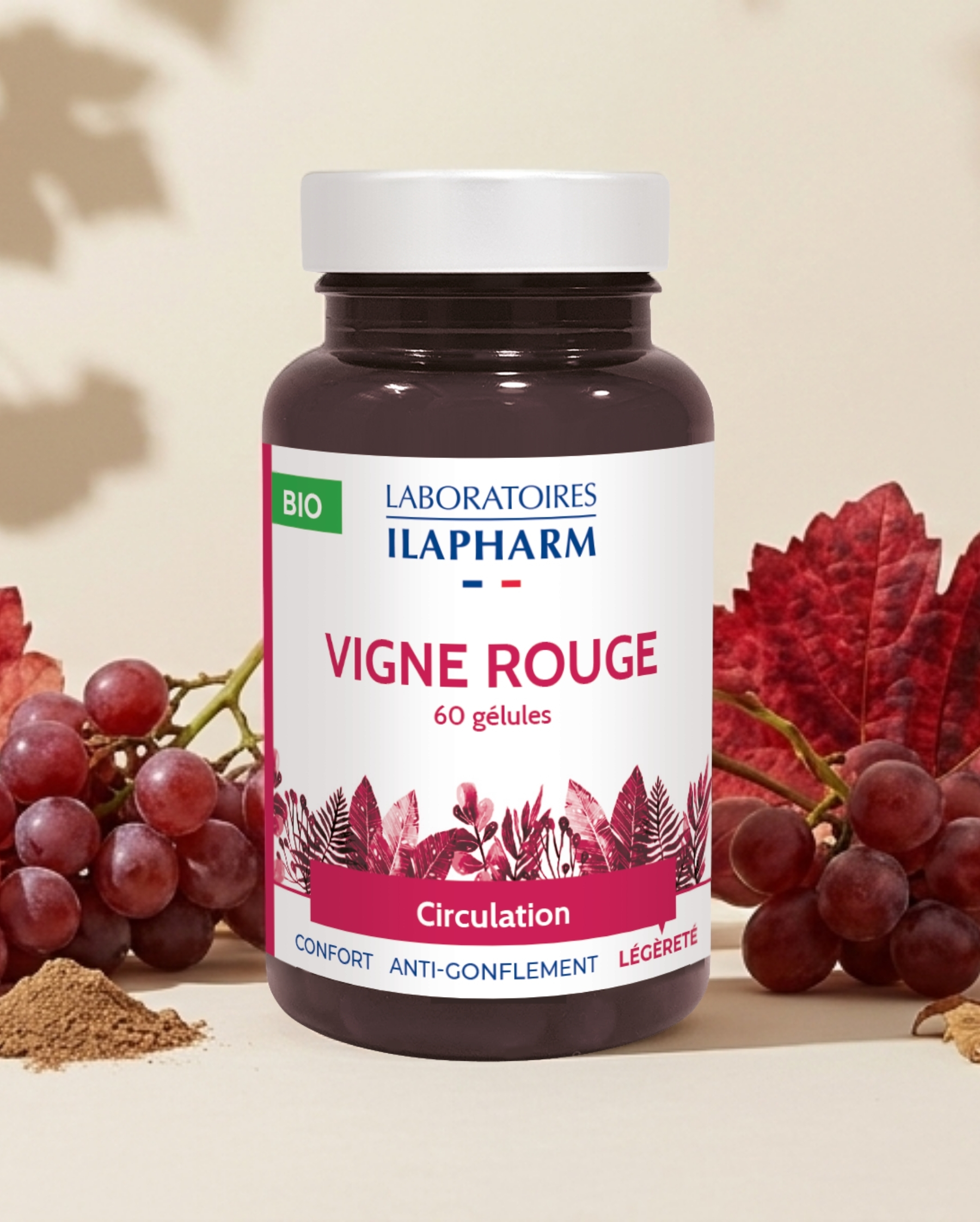 vigne rouge ilapharm complément alimentaire jambes légères