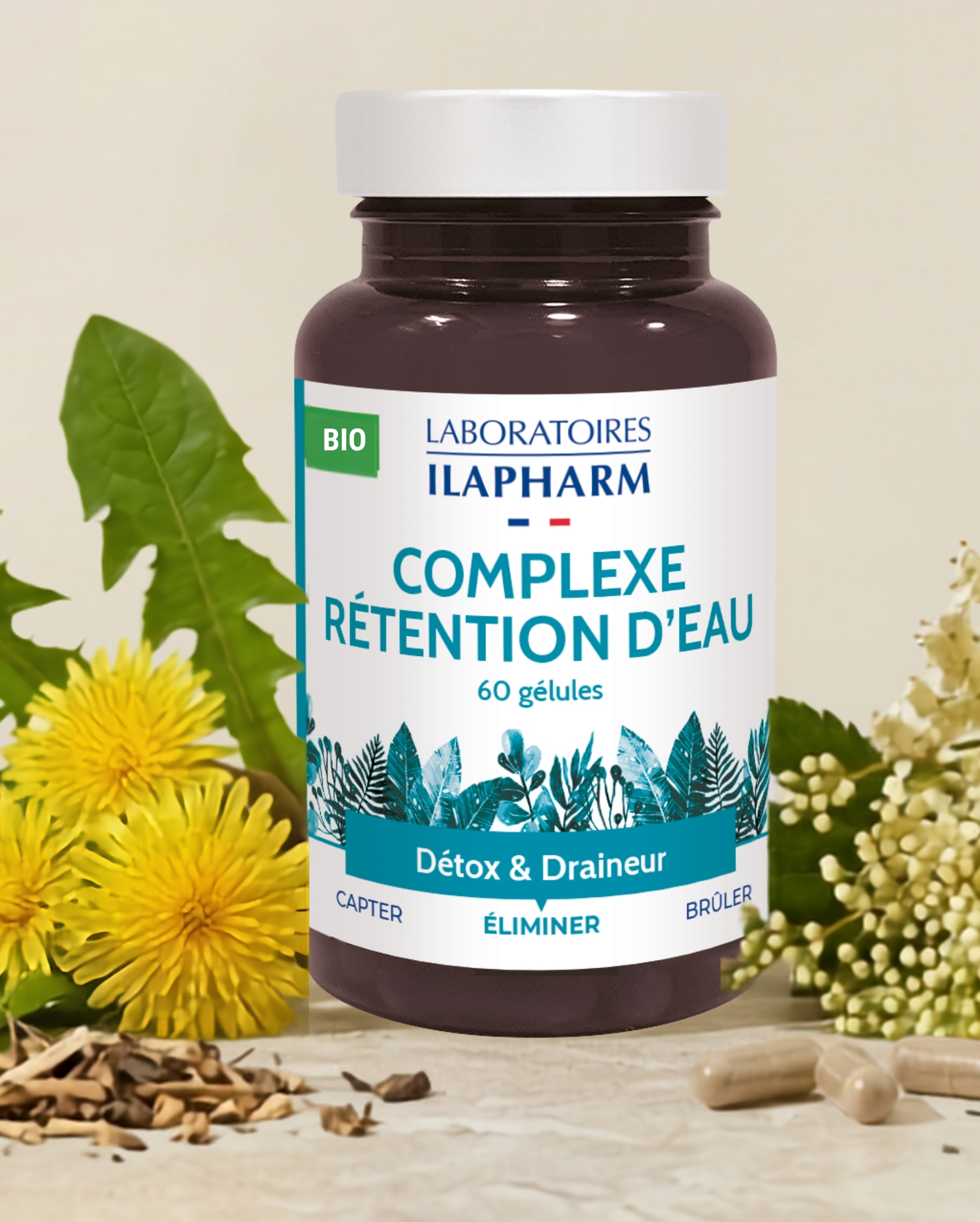 complexe rétention d eau ILAPHARM complément alimentaire rétention d'eau