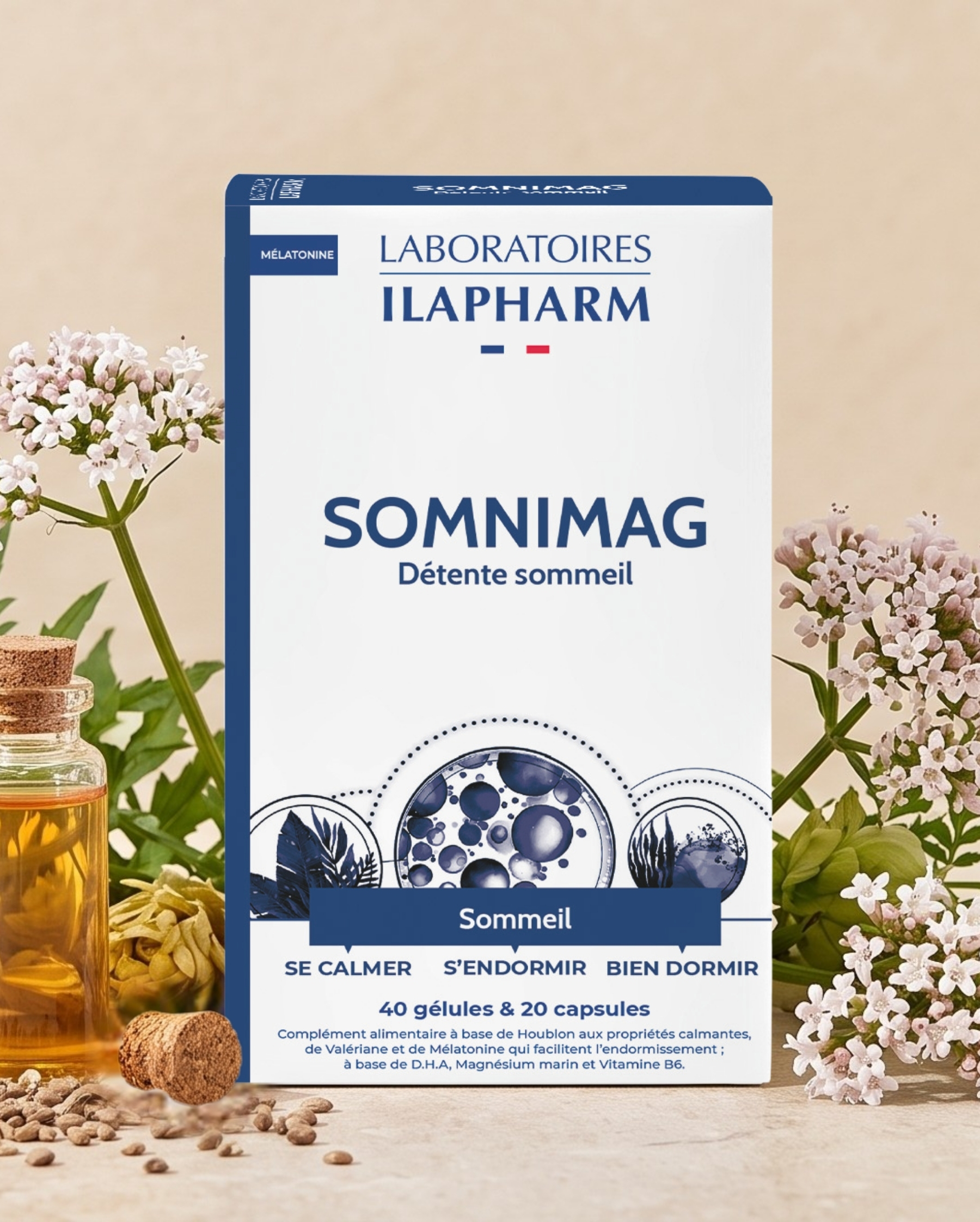 somnimag  ilapharm complement alimentaire sommeil
